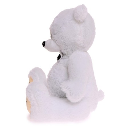 Soft toy "Bear Deddy", white color, 100 cm-2