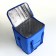 Thermosuma with lightning, external pocket, 22 l, blue color