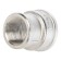 The coupling Stout SFT-0006-000134, 1 "x 3/4", internal thread, transition, nickel-plated brass