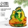 The New Year's amulet on the stand “The Snake carries good luck”, 8.9 x 7.1 cm.
