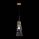 Suspension lamp ST LUCE. SL1016.203.01. Narrio. 1x60 W, E27, 18x18 cm, golden color
