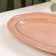 Ceramic oval "Cream", 30 × 19 cm, pink color