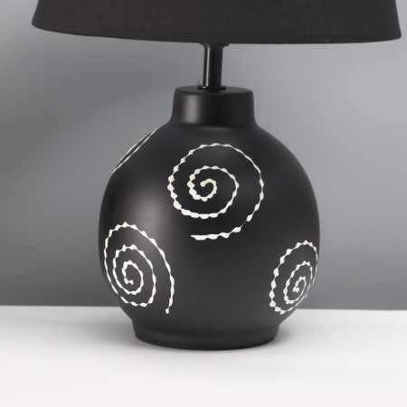 Table lamp "Louise" 1x40W E27 Black/White 25x25x38, 5cm-2