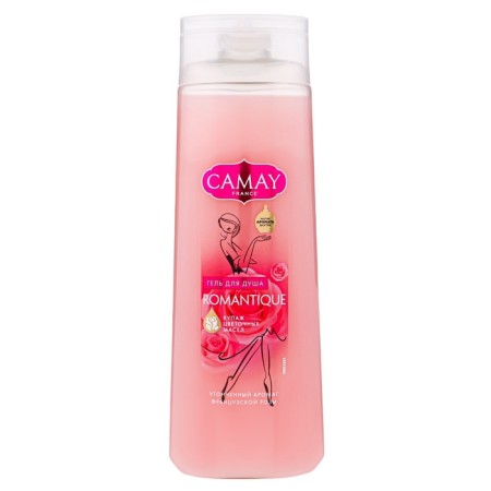 Gift set Female Camay "Flower Lagoon": shower gel + hand cream + deodorant-4