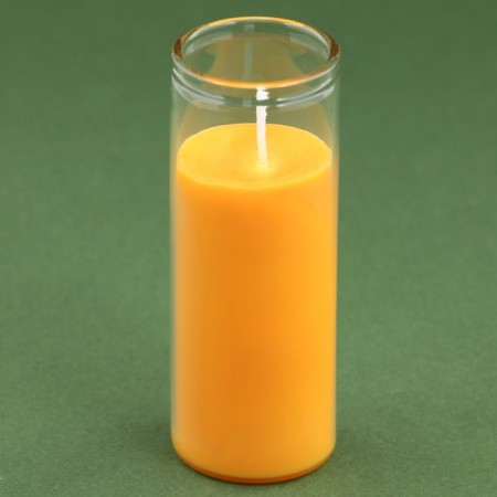 New Year's candle in a flask "Orange"-6