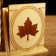 Sanding clock "Maple leaf", souvenir, with a pencil, 10 x 13.5 cm, mix