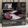 Glass stand for the cake rotating Magistro "Roses on the Black", D = 32 cm, Black Color Black