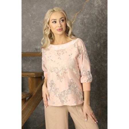 Female jumper, size 46, peach color-8