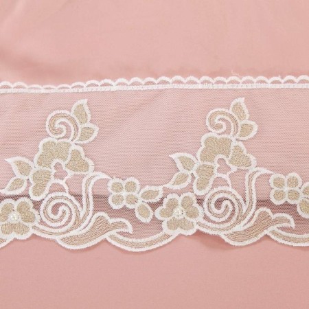 A set with a blanket "Tiara", size 160x220 cm, 160x240 cm, 50x70 cm, color ash rose-2