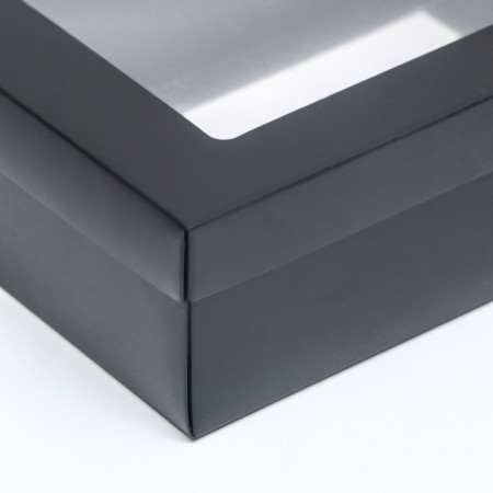 Folding box "Black", with a window 21 x 15 x 7 cm-2
