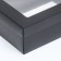 Folding box "Black", with a window 21 x 15 x 7 cm