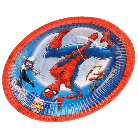 Paper plate "Happy Birthday!", 18 cm, Spider-Man-3