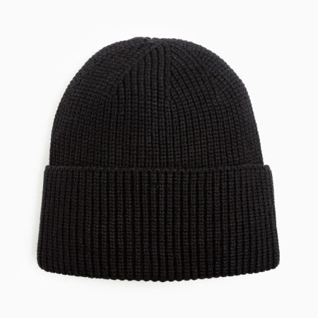 Women's hat minku with lapel, size 54-56, black color-5