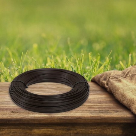 Artificial rattan 8 mm 100 m wave (wenge)