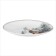 New Year's plate "Winter Forest", 20.4 × 2.2 cm, white color