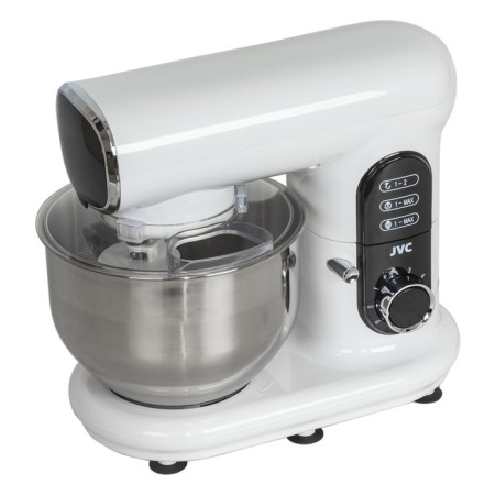 Mixer JVC JK-MX515, planetary, 1000 watts, 5 l, 6 speeds, 3 nozzles, white