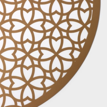 Serving napkin on the table "charm", 38 × 38 cm, metallic color brown-1