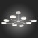 Ceiling light LED, 8x10W, 32x111.5 cm, white color