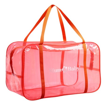 Bag in the hospital 30x50x25, color PVC, Orange color-2