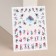 Nail stickers "neoclassic", multi -colored