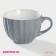 Mug ceramic share "Noemi", 430 ml, gray color