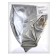 Latex ball 36 "Giant", 1 pc., Silver color