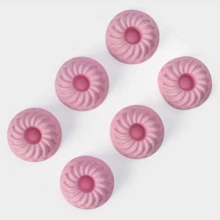 A set of baking shapes “fingers lick”, silicone, 6 pcs, 7 × 3 cm, color mix-2