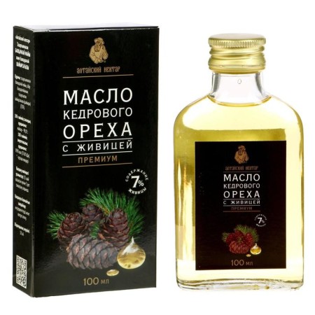 Cedar oil with streams, for cleaning the body, 100 ml