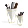 Set of desktop pots, ceramics, 15.5x14x20.3 cm, 11x9.8x14.3 cm, white