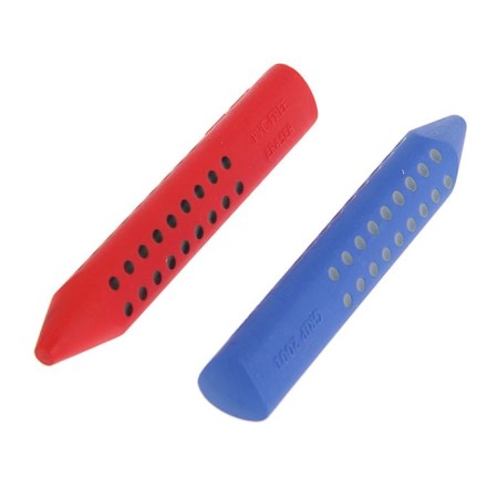 Faber-Castell Eraser Synthetics Grip 2001, triangular mix-1