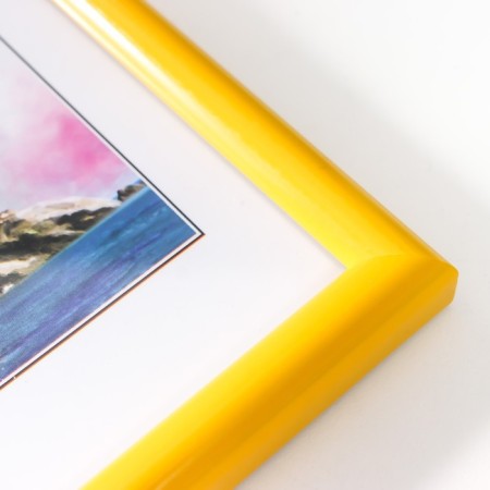 Photo frame plastic "Palette" 10x15 cm, yellow-3