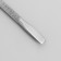 The chaber is bilateral, the blade is straight/concave, 13 cm, on the blister, the color is silver