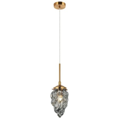 Suspended lamp Cream 1xe27 40W, size 12x12x38-150 cm, bronze color