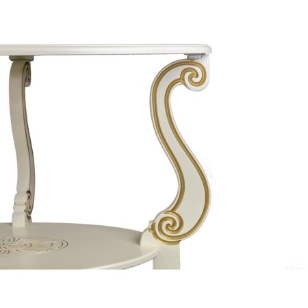 Gouring table on wheels Ovation (m), 900x615x490, ivory/gold-6