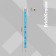 Chernographic pencil with Erich Krause 2x2 "Multiplication table", hb, barn d = 2.2 mm, wood, round in a tube, blue case