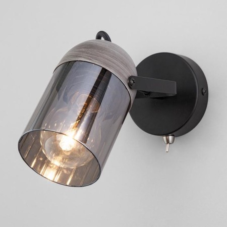Lamp Mars, 1x40W E27, black color, gray