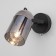 Lamp Mars, 1x40W E27, black color, gray