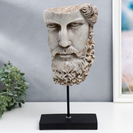 Souvenir Polystone Bust "Zeus" Bezh 41x19 cm