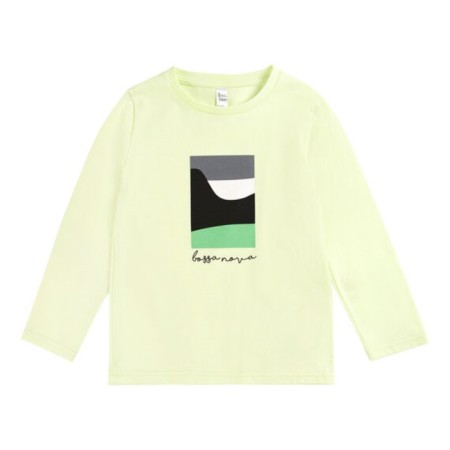 Longslit for a boy, height 128 cm, color is light lemon