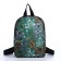 Baby backpack on lightning, green color