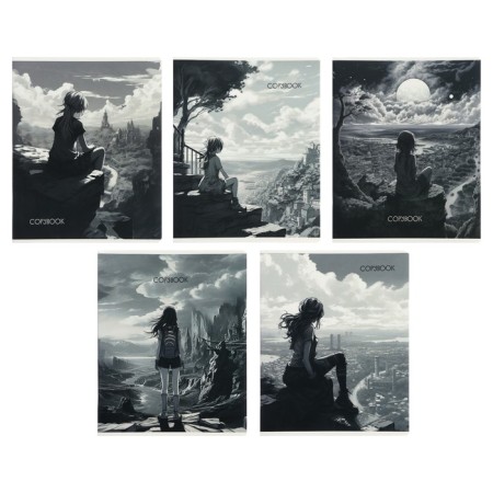 Notebook of 48 sheets in a cage on the clip "Unknown Dali", cover coated cardboard, twin-lak, UV-lak, block offset, mix