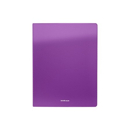 Folder with 40 A4 inserts, 500 μm, Erichkrause Glance Vivid, embossed, heat welding, mix-5