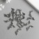 Busina for creativity Metal "heart with wings" silver 2806 0.6x2 cm