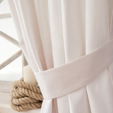 Billy curtains with grabbing, 170 x 270 cm - 2 pcs, white-1