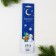 Magnetic bookmarks "wonderful bookmarks", on a postcard, 4 pcs