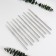 Knitting hook set, d = 1-1.9 mm, 12 cm, 10 pcs