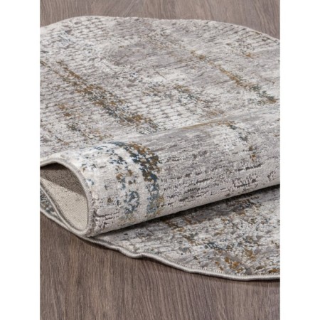 Oval Carbon Karmen Hali Quantum, size 78x150 cm, color Grey/Grey-2