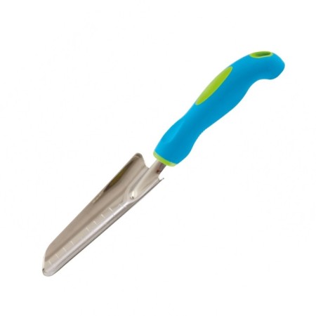 Supplosive scoop, length 31.5 cm, width 6 cm, stainless steel, two -component handle, Premium plus