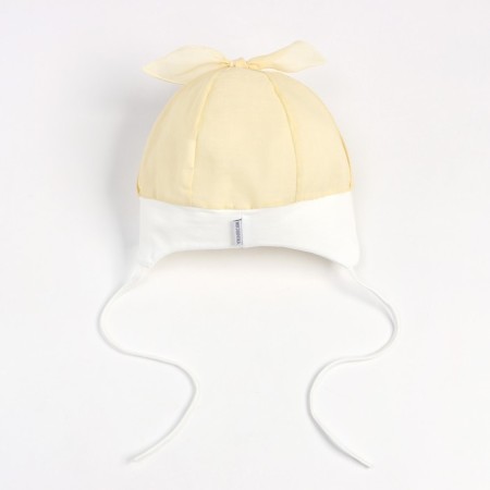 Children's hat, yellow color, size 44-46-2