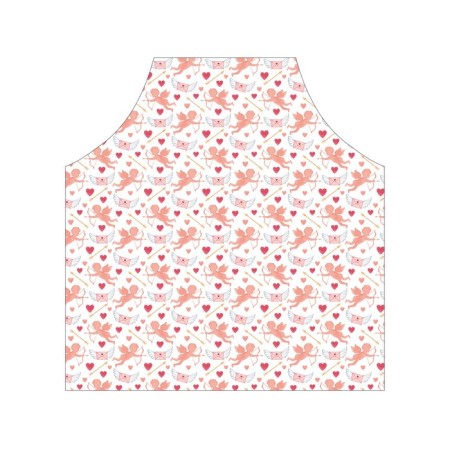 Apron of a kitchen with a photocrint "Cupid", adjustable, size OS-2